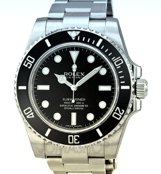 Rolex Submariner Black Dial Stainless Steel Automatic Mens Watch 114060