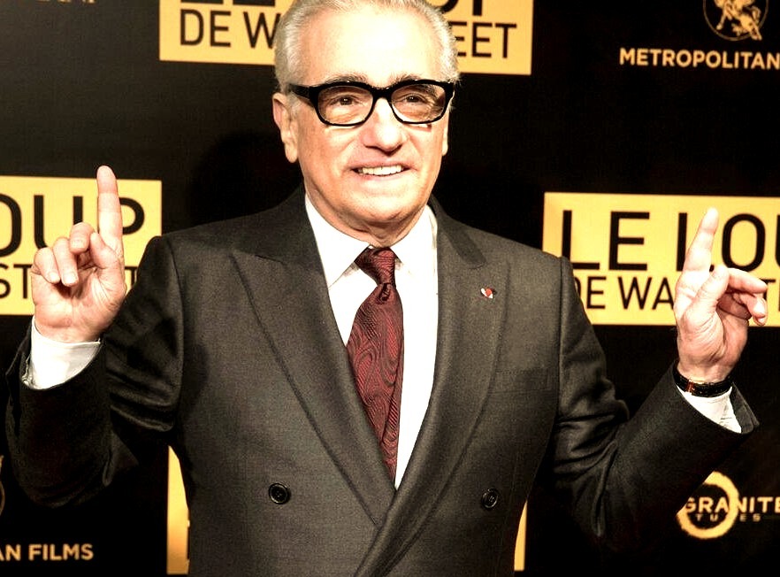 Martin Scorcese Wearing Armani at the Paris Premiere of The Wolf of Wall Street
