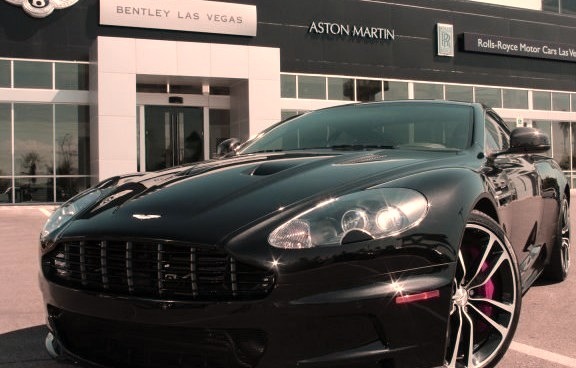 Black Aston Martin