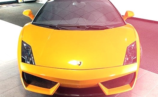Orange Showroom Lamborghini